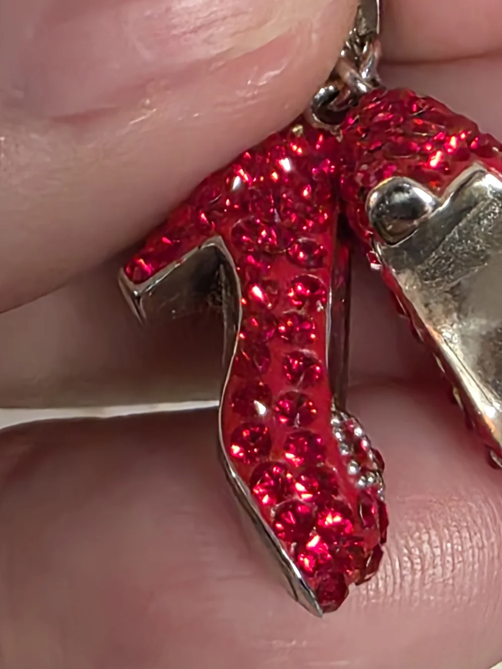 JCM Wizard Of OZ RUBY Slippers With 925 Sterling Silver 20